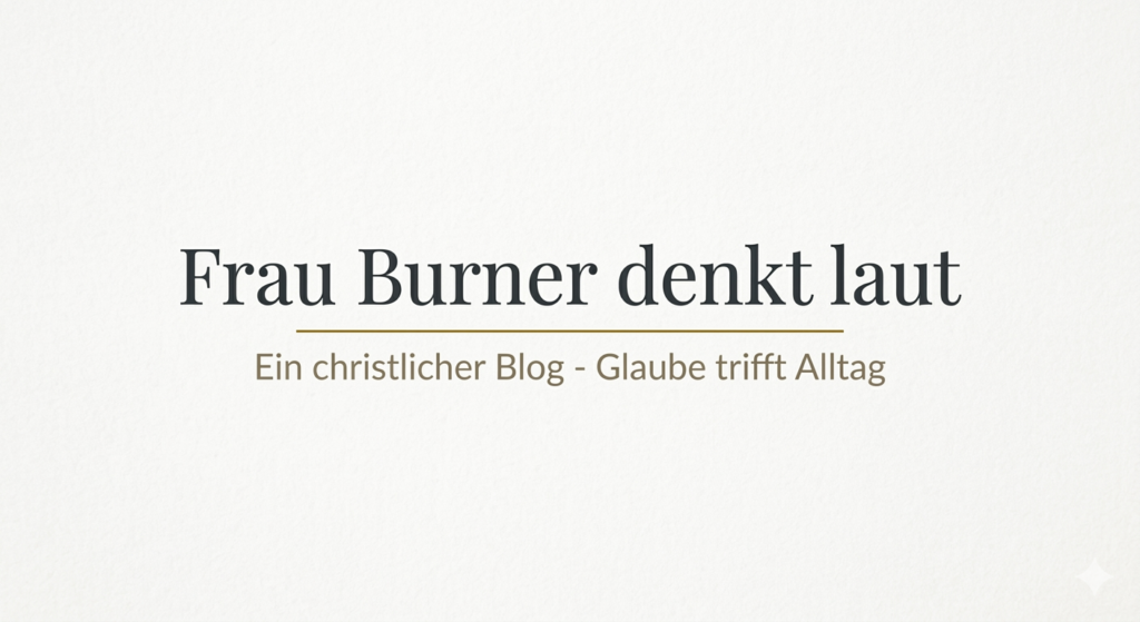 Frau Burner denkt laut Logo